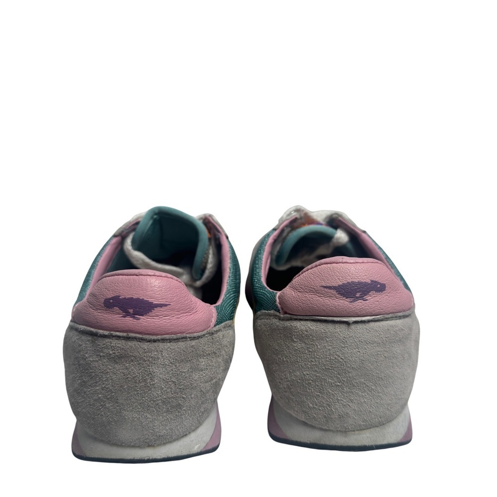 Rocket Dog Teal and Pink Sneakers with Heart Detail - Picture 4 of 5